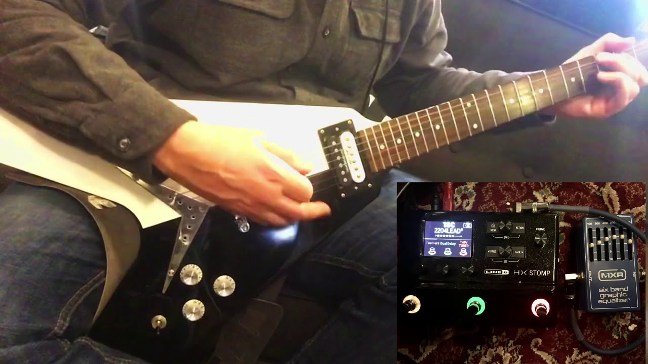 Dean Michael Schenker Flying V Made in Korea Plays.. Schenker Selections through HX Stomp