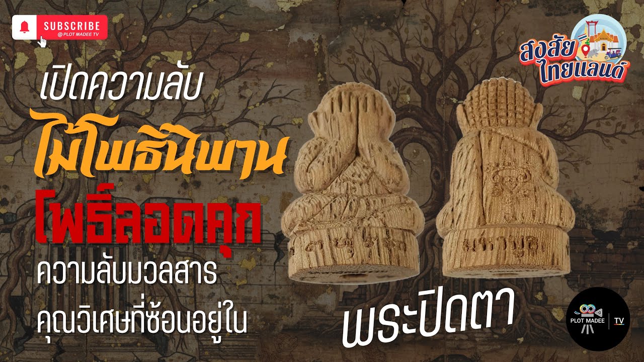 เปิดความลับ ไม้โพธิ์นิพาน โพธิ์ลอดคุก ความลับมวลสารคุณวิเศษที่ซ่อนอยู่ในพระปิดตา | สงสัยไทยแลนด์