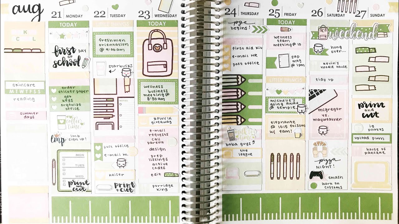 Plan with Me: Back to School