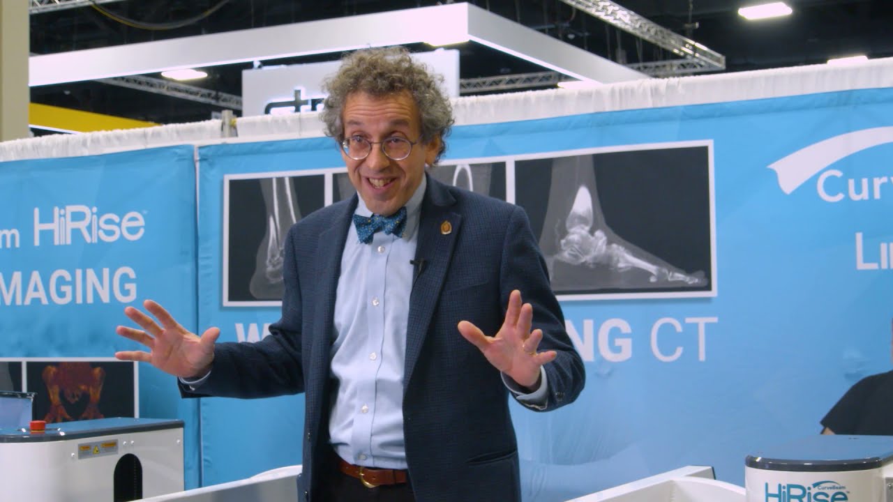 Dr  Lew Schon Reviews the CurveBeam HiRise at AOFAS 2021 in Charlotte, NC