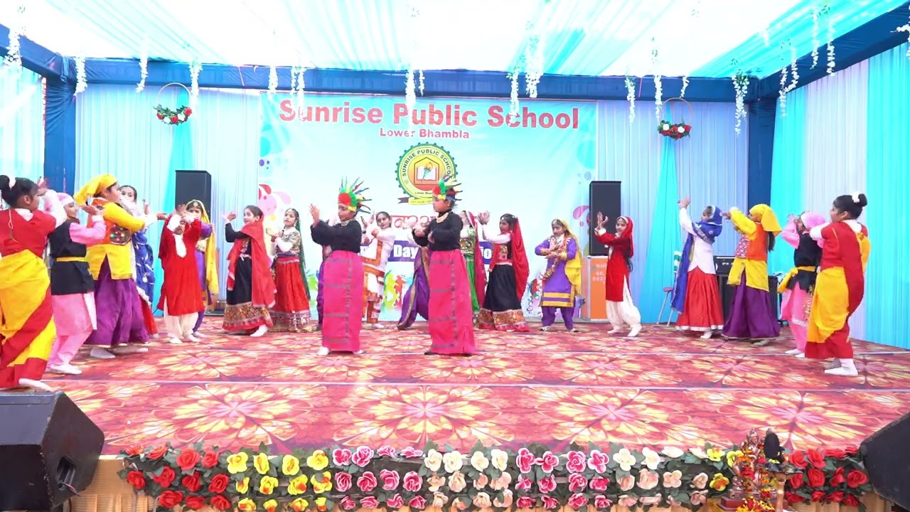 Statewise dance by class 4th@sunrise.lowerbhambla