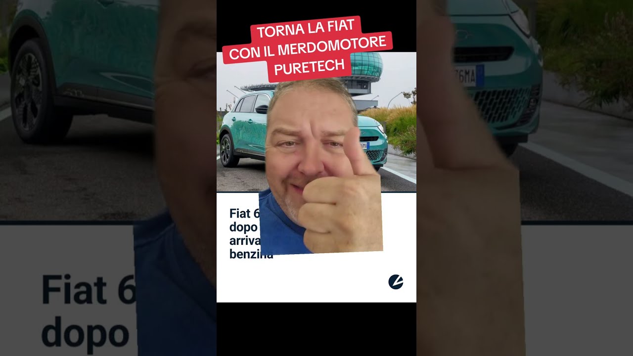 RITORNA LA FIAT CON IL MERDOMOTORE PURETECH!!!