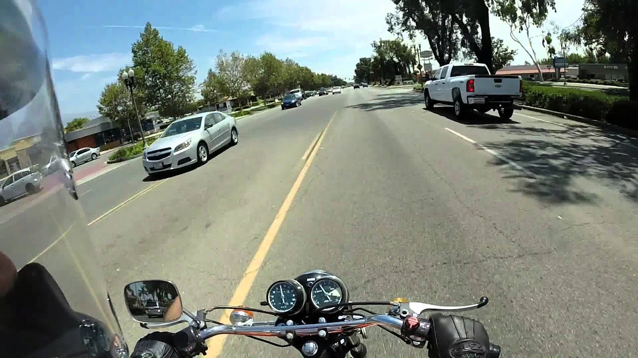 GoPro test footage. 1975 Honda CL360 on errands
