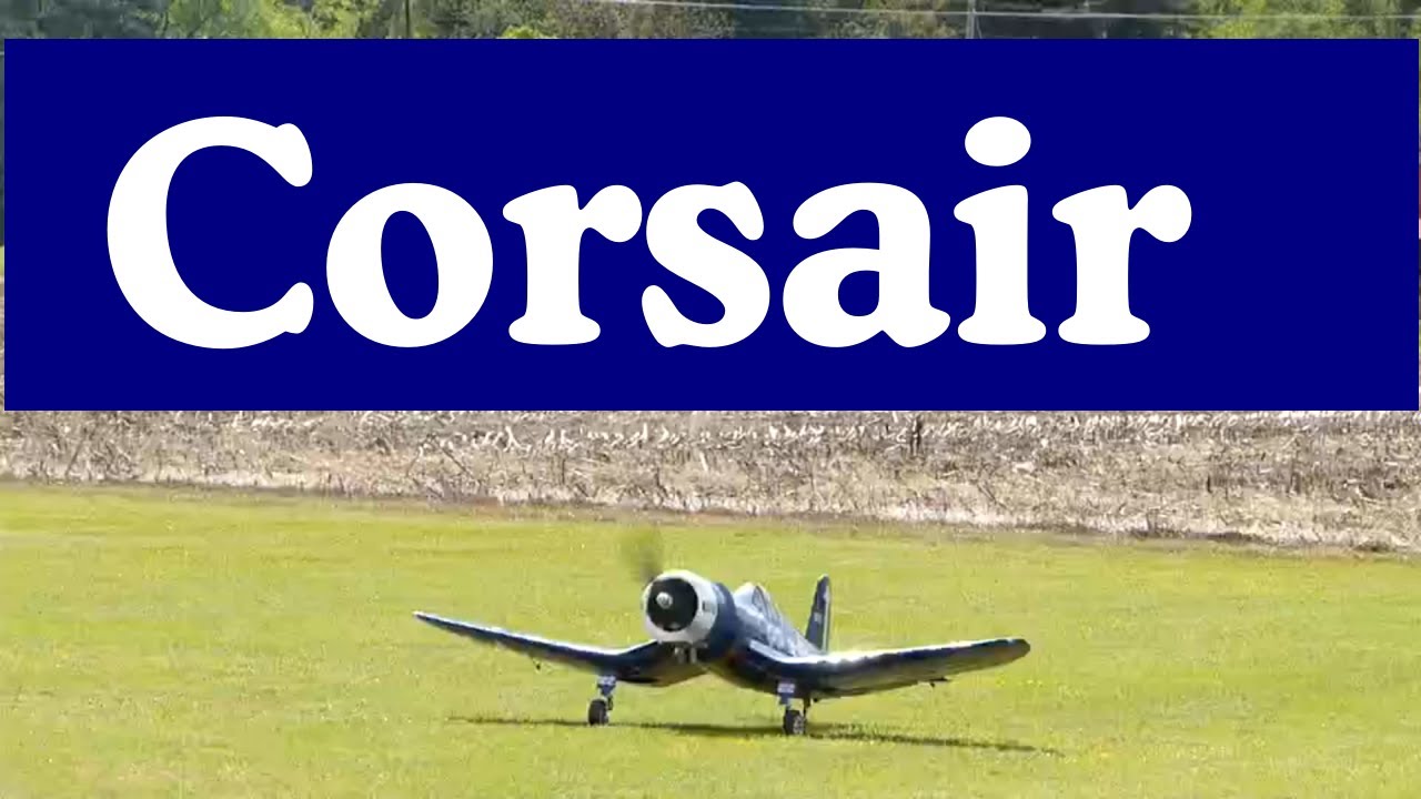 Hangar 9 F4u Corsair DA-60 at KAM 2022 Spring Fly-In