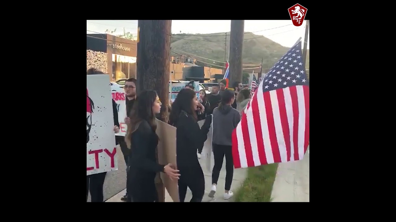 AYF Protests the Young Turks