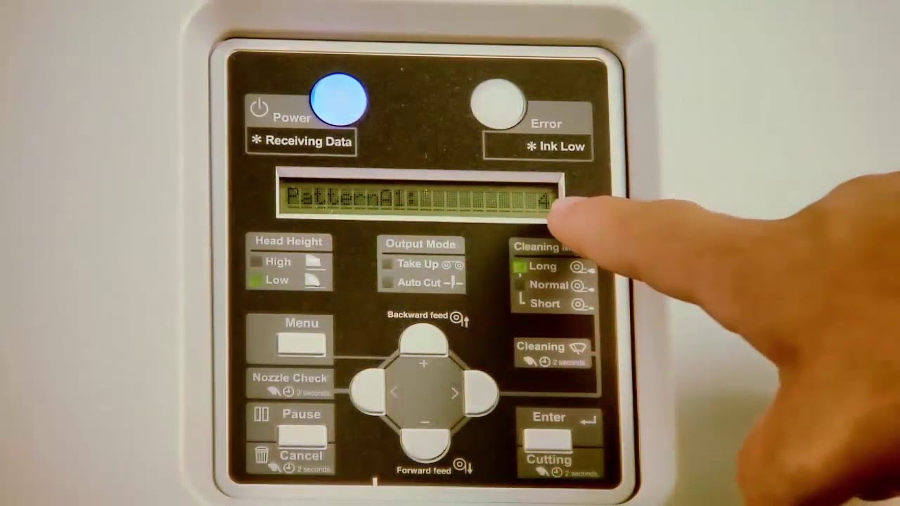 Setting the media type for ValueJets