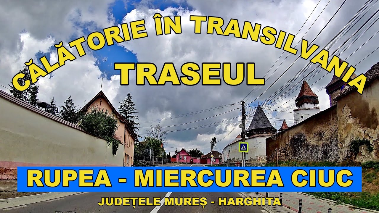 Traseu Rupea - Miercurea Ciuc DJ 132 - DN 13A / Calatorie in Transilvania / Romania driving 🇷🇴 2024