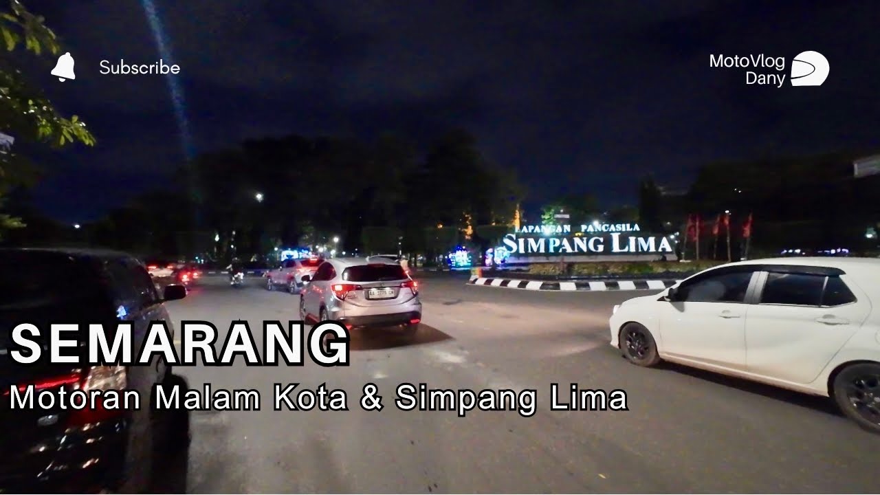 Malam di Simpang Lima Semarang | Motor Vlog Santai Tengah Kota