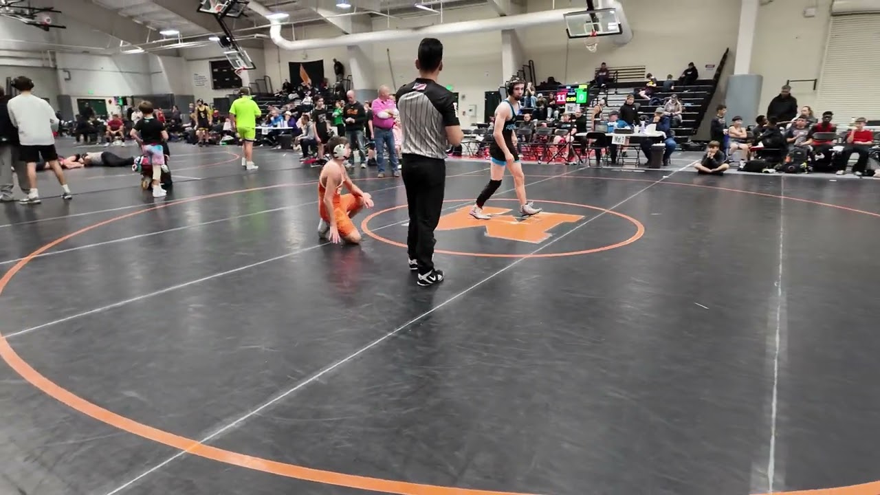 Mid-Atlantic Club Cup Duals at McDonogh School Middle School. Lucas Jones 130lbs. 