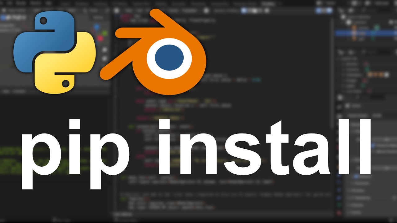 Простая установка сторонних модулей Python в Blender