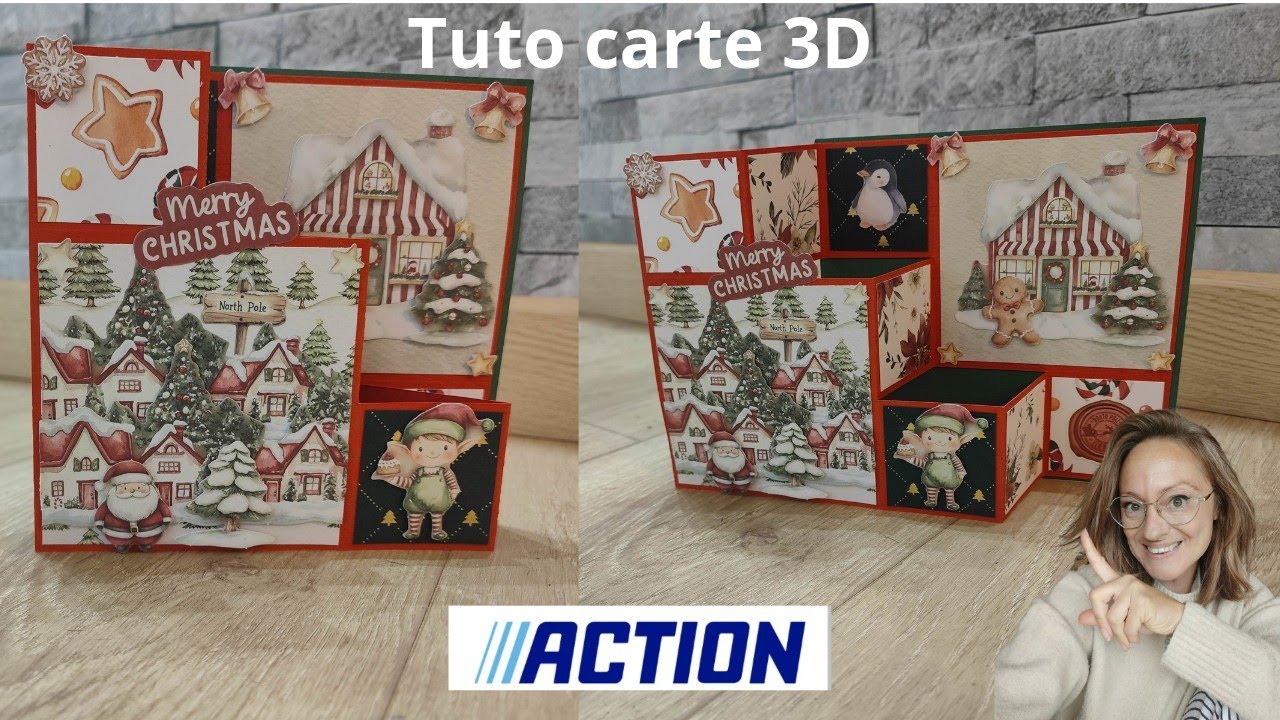 Tuto carte 3D facile à réaliser 