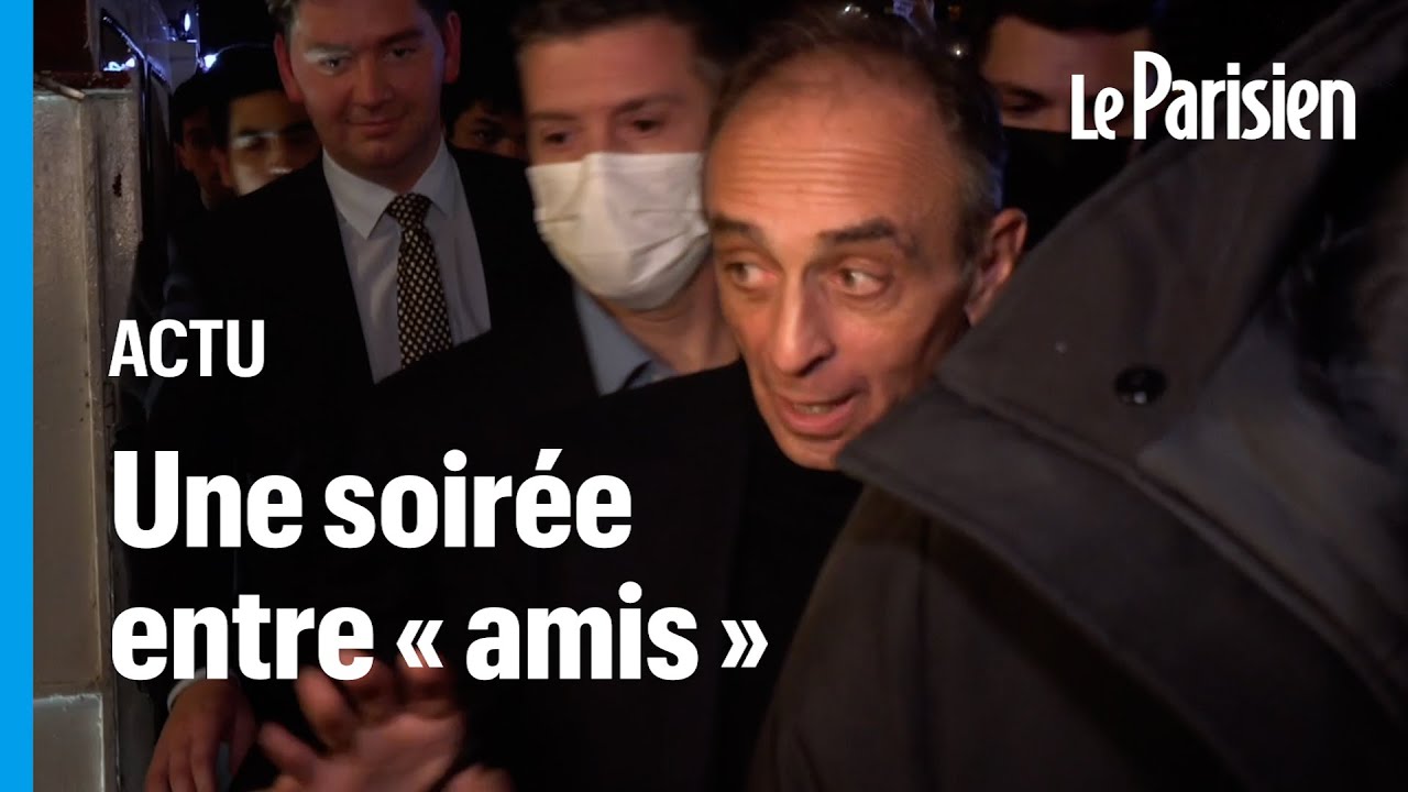 Quand Zemmour drague Les R&eacute;publicains d&eacute;&ccedil;us, lors d'une soir&eacute;e &laquo;entre amis&raquo;