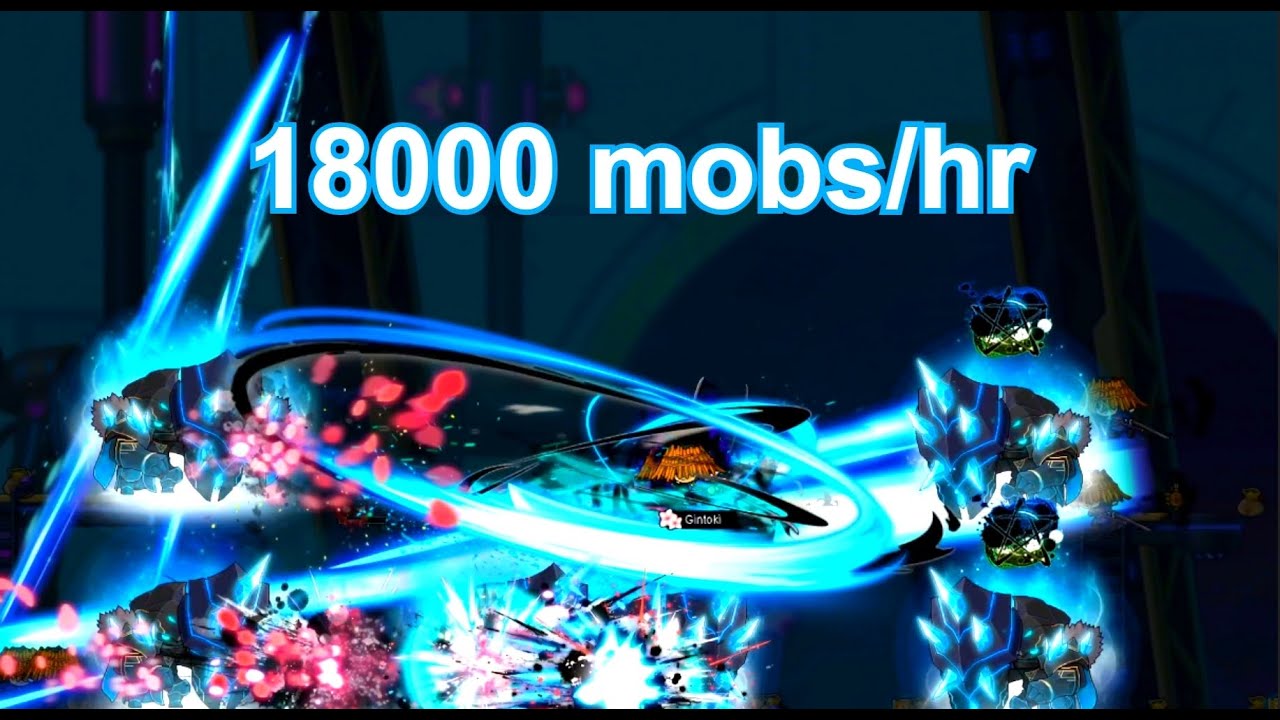 [GMS Reboot] Easy Lazy Hayato Farming 18000 mobs/hr (Bottom Deck 3)