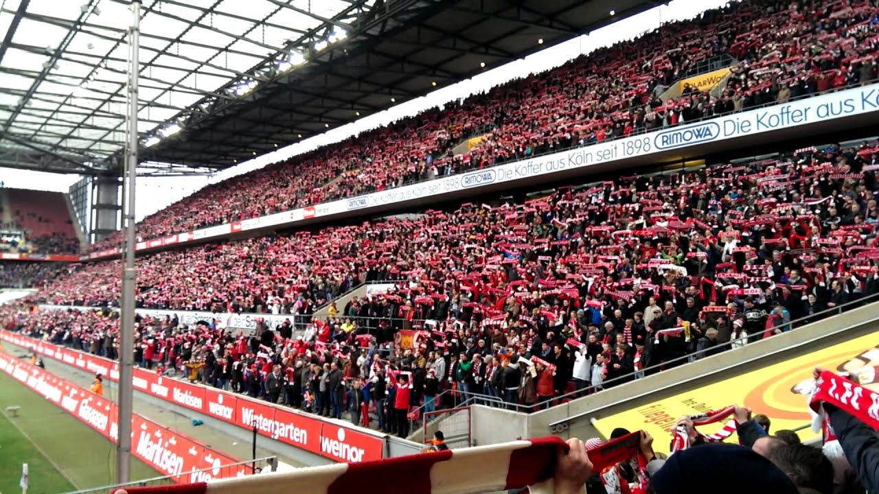 Fc Köln komplette Hymne + Stimmung in der Südkurve