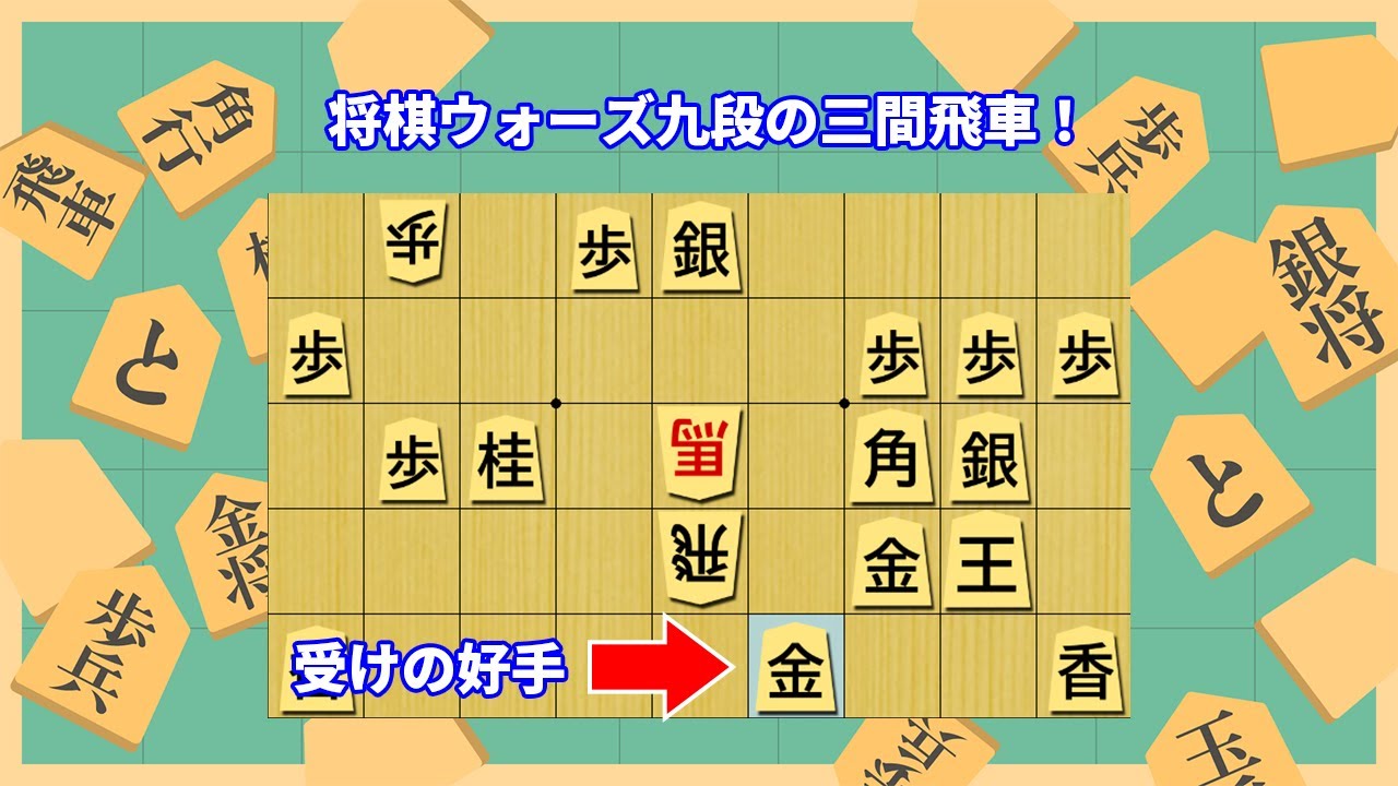 【三間飛車】色々なバリエーションのある戦法