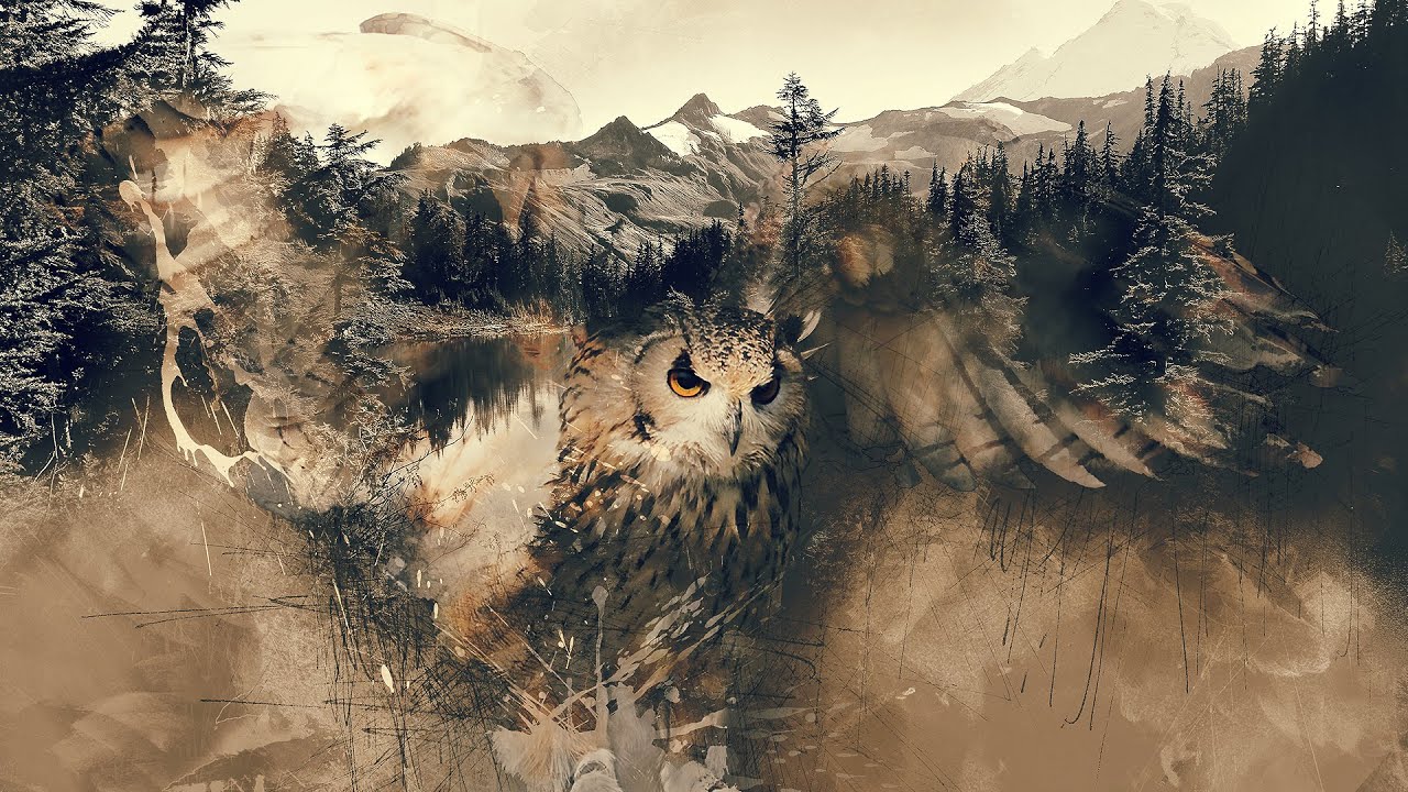 Grunge2 Photoshop Effect Tutorial | Automatically create abstract digital art in Photoshop