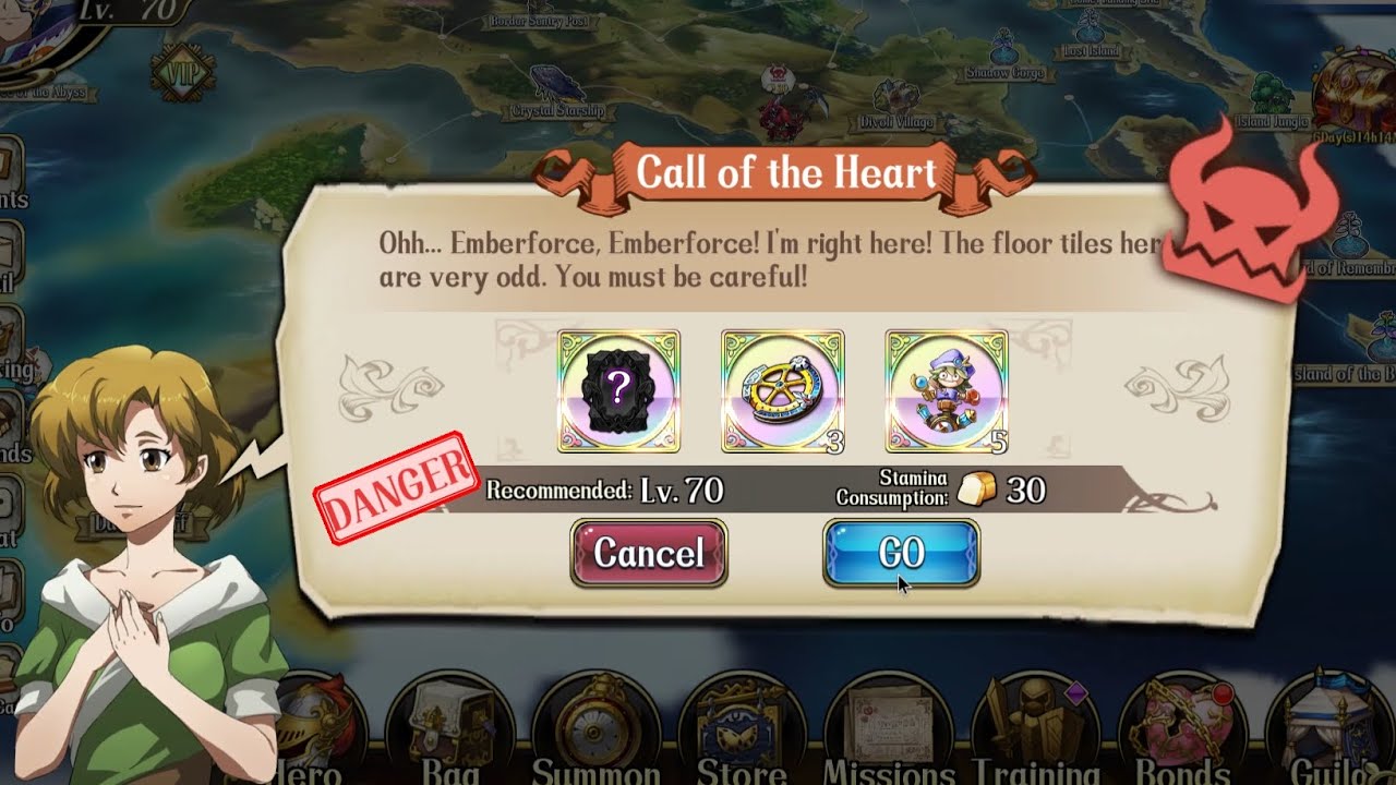 Langrisser Mobile - Danger World's Event - Call of the Heart