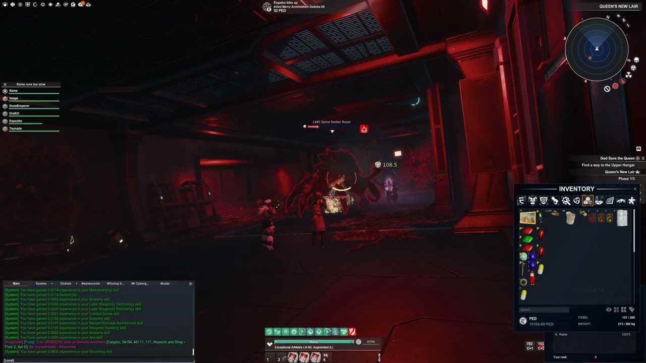 Entropia Universe Regicide Coat Run