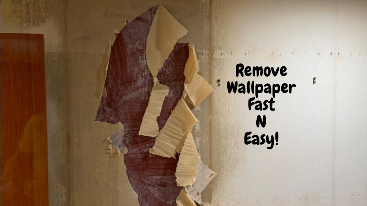 How to Remove Wallpaper the FASTEST WAY EVER! - Spencer Colgan