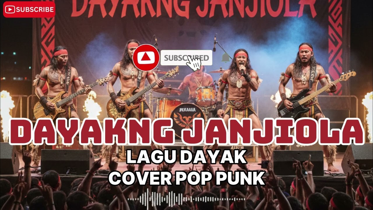 DAYAKNG JANJIOLA | COVER VERSI POP PUNK | LAGU DAYAK COVER #lagudayakkanayatn  #lagudayakviral
