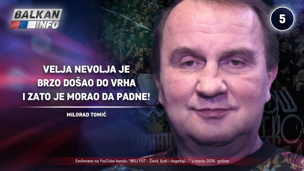 INTERVJU: Milorad Tomić – Velja Nevolja ne bi pao da nije preterao i izazvao državu! (3.3.2026)