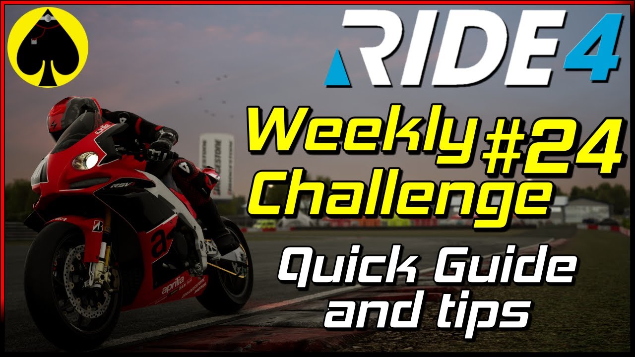 RIDE 4 - Weekly Challenge 24 - Donington Park - Quick Guide and tips