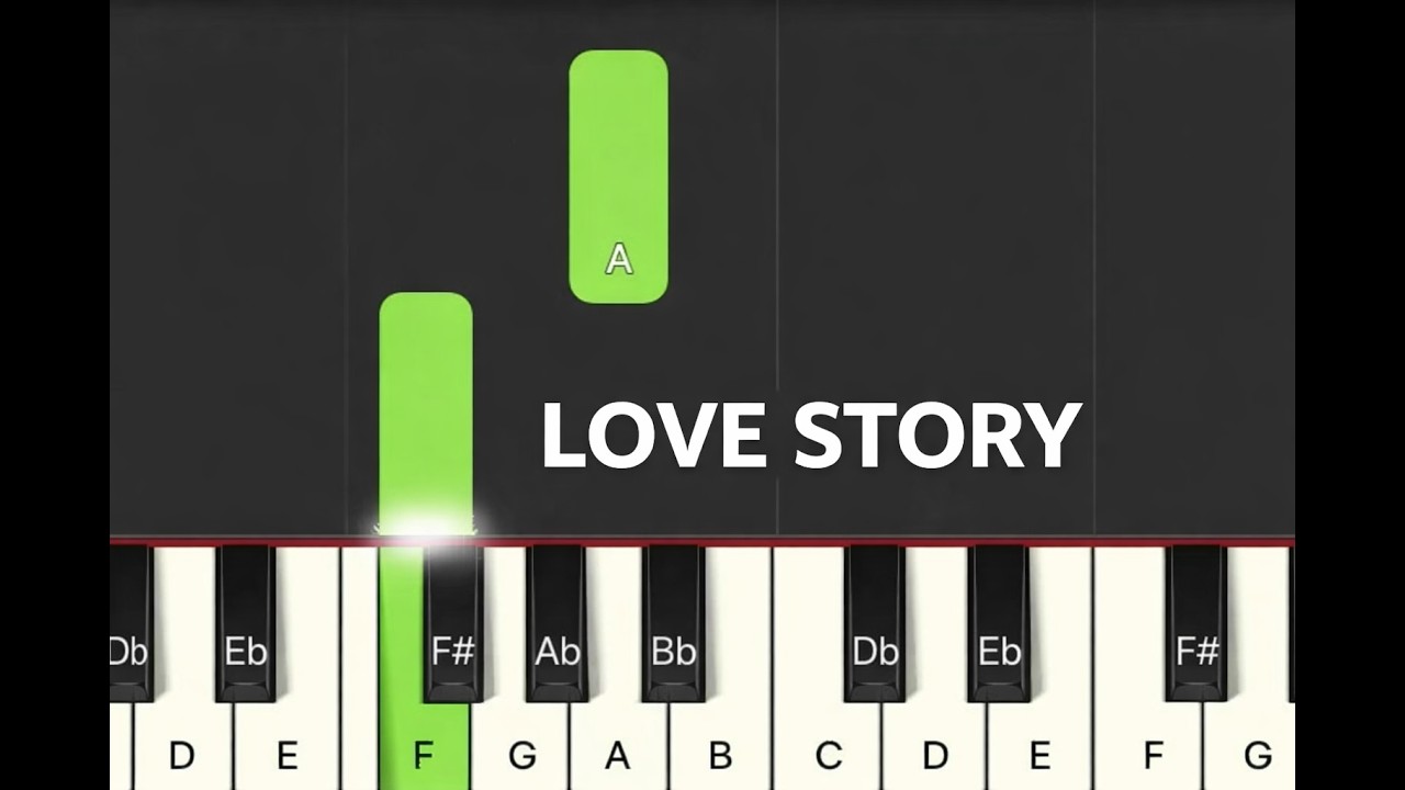 Love Story / BEGINNER PIANO / EASY PIANO / PLAY-ALONG