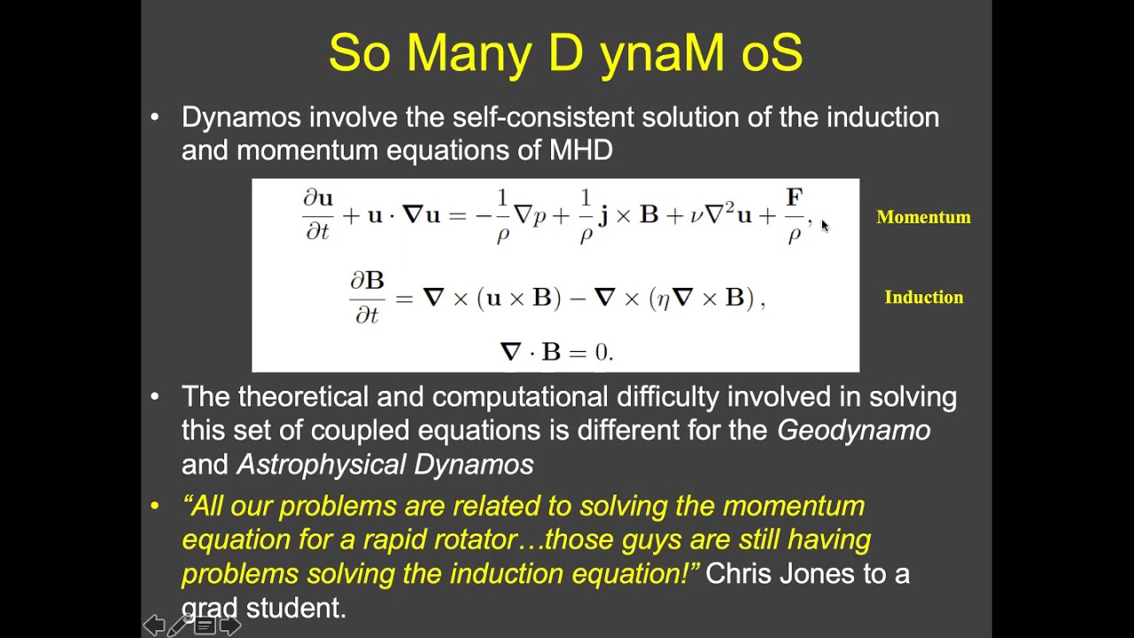 Some Interesting Problems in Dynamo Theory - Steve Tobias