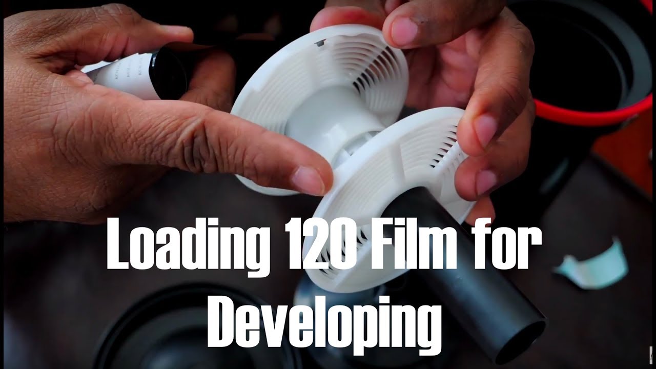 How to EASILY Load a Roll of 120 Film for Developing in a Paterson Tank.