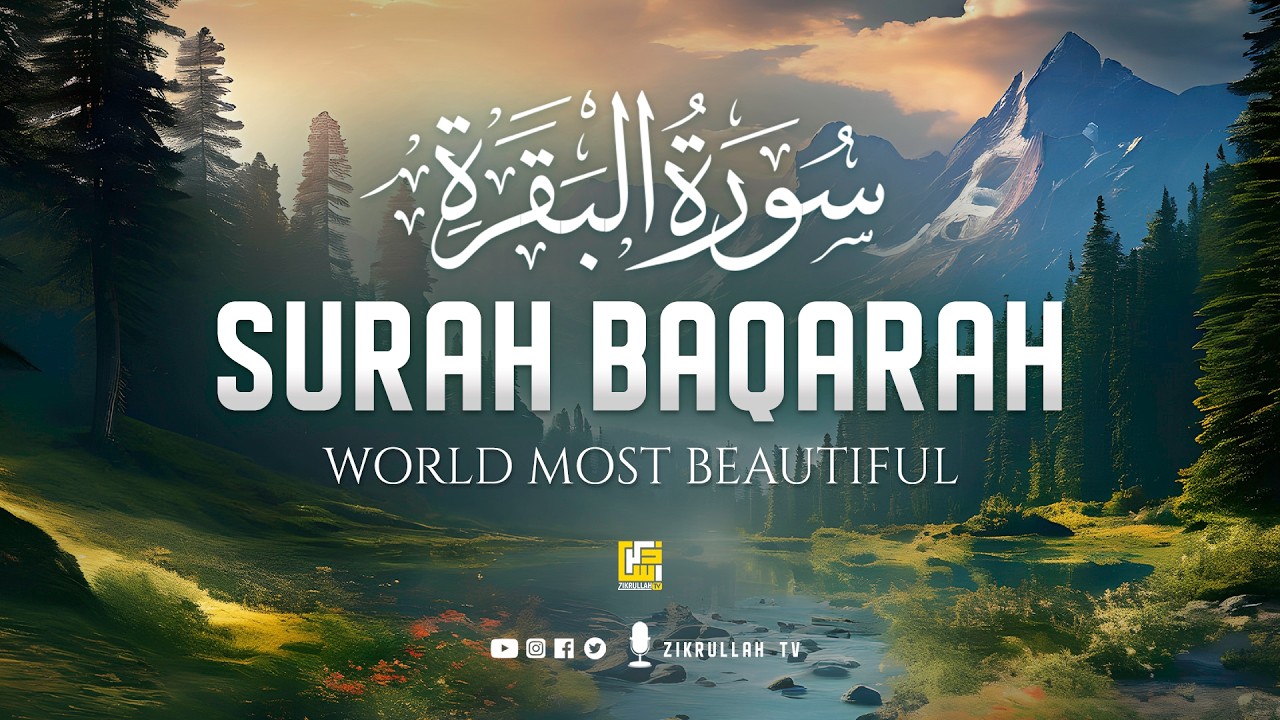 Surah Al Baqarah Full (سورة البقره) Deep Emotional Heart Relaxing Quran for Spiritual Calm #baqarah