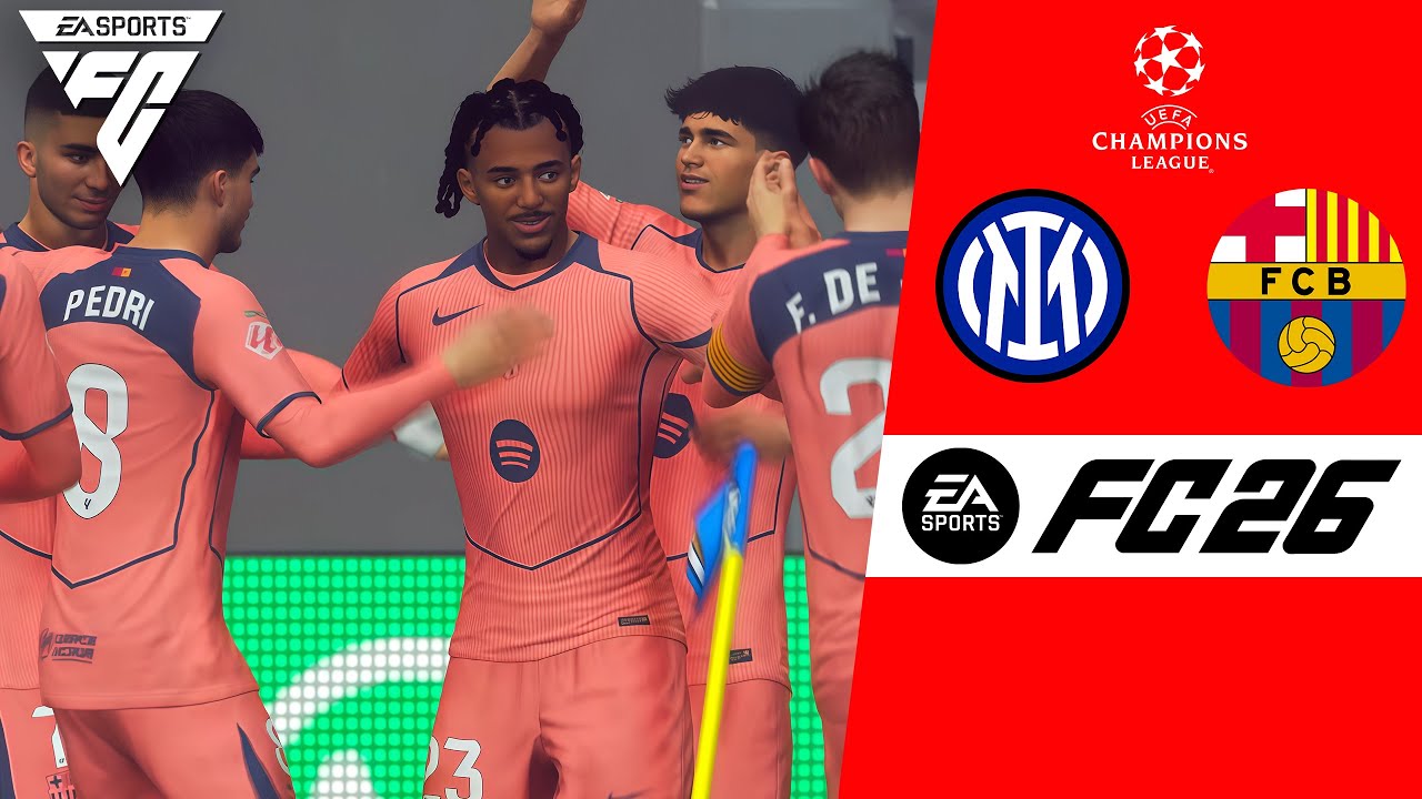 FC 26 — Inter Milan против FC Barcelona | Полный матч Суперлиги — PS5 Pro [4K60]