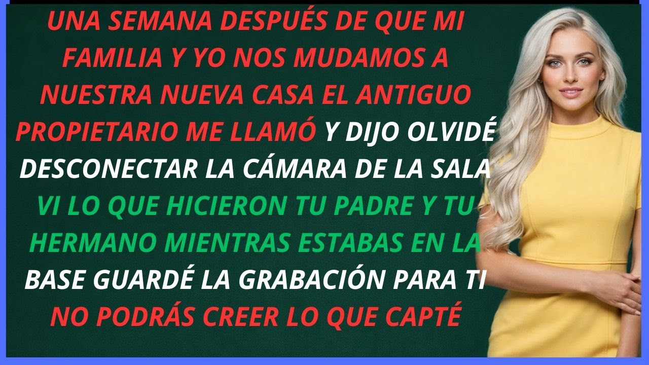Mi padre hipotecó mi casa a mis espaldas mientras estaba en la base y olvidó que cámara grababa!