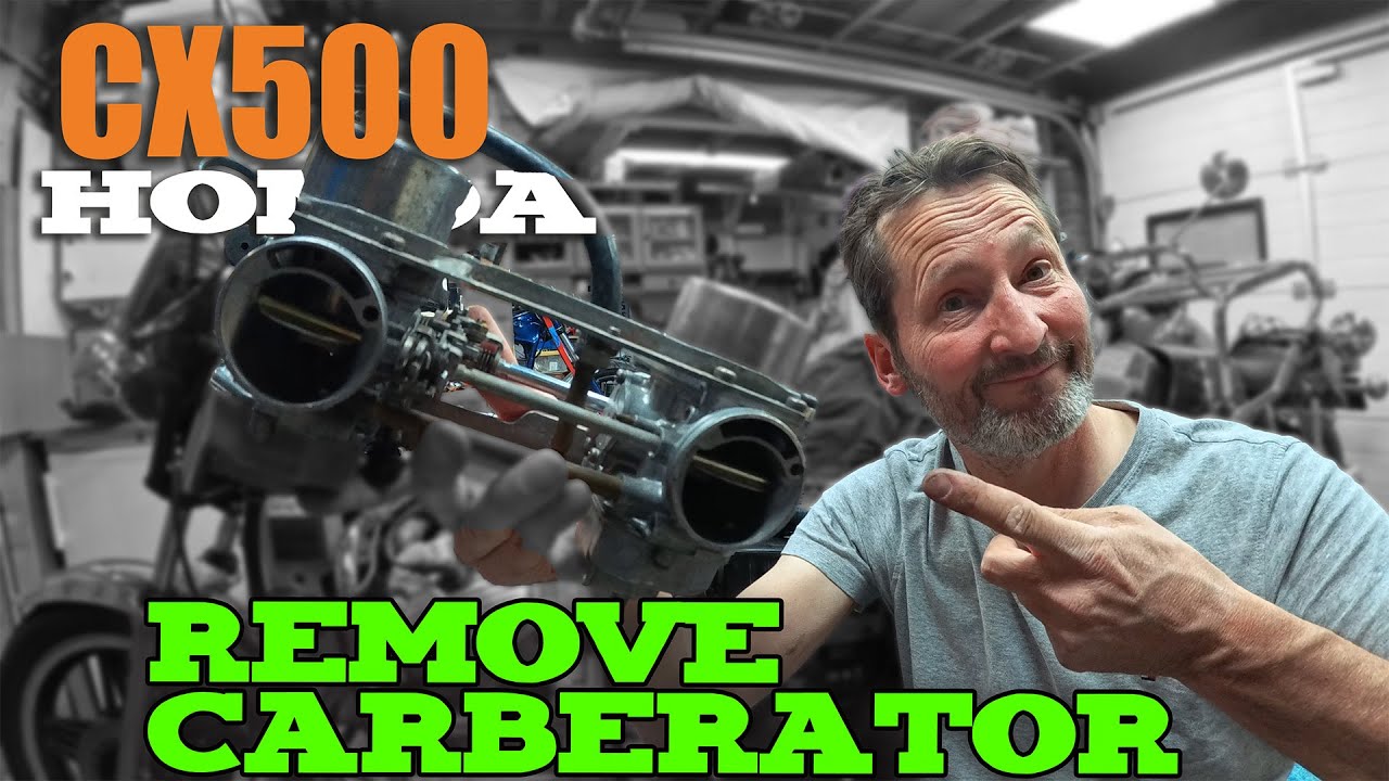 How to remove the carberator from a Honda CX500?