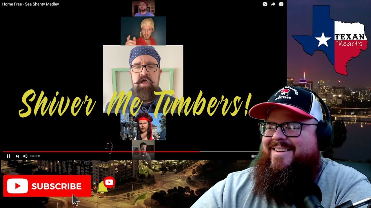 Home Free - Sea Shanty Medley - Texan Reacts