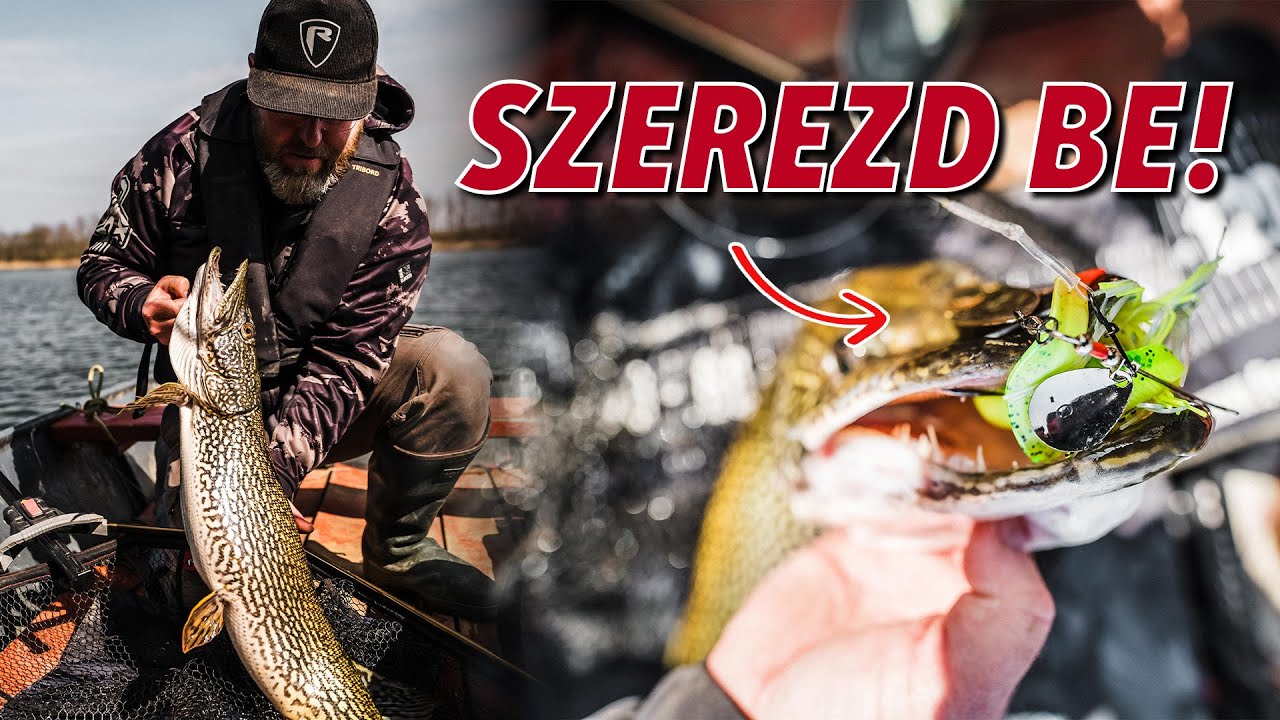 Erre a CSALIRA SZÜKSÉGED van! - Tavaszi csuka pergetés