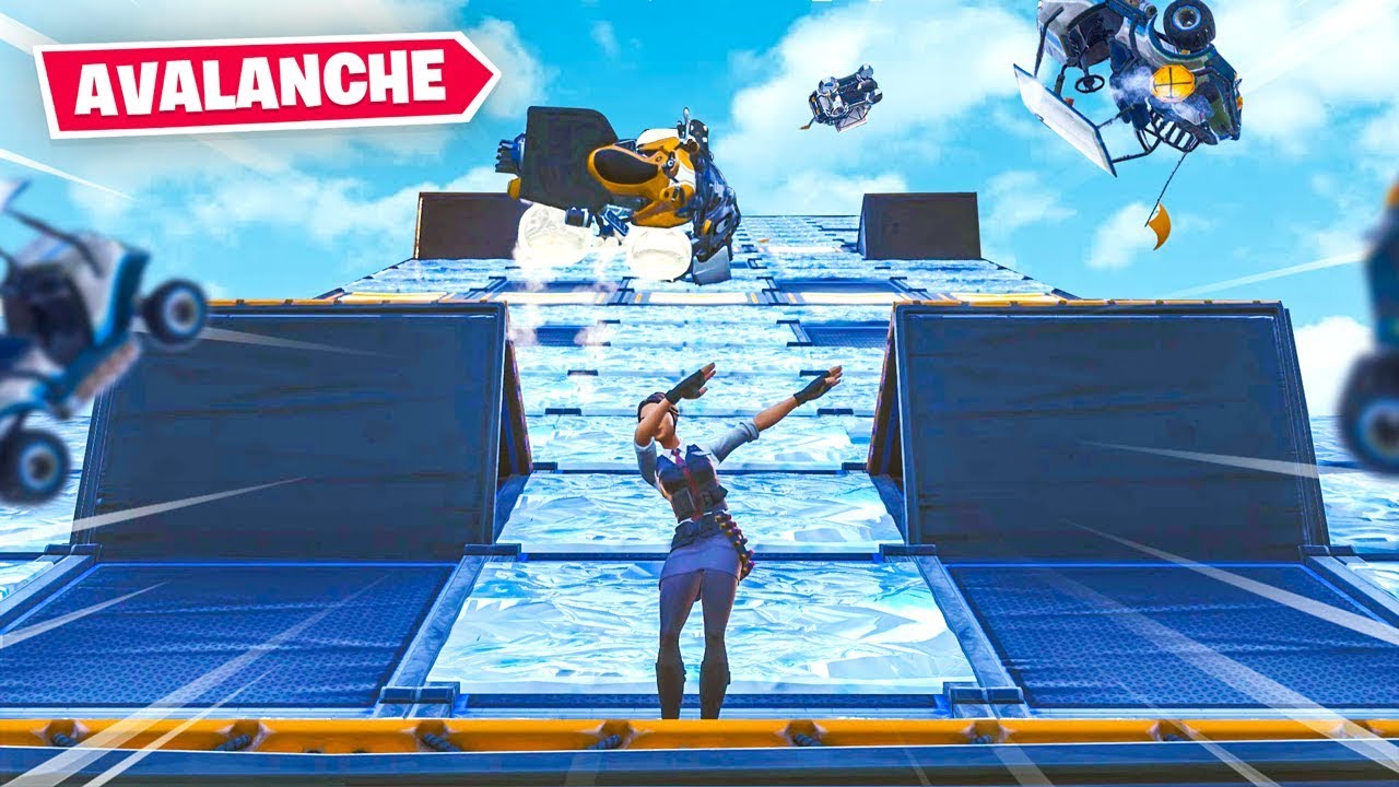 INSANE CAR AVALANCHE (Fortnite Creative)