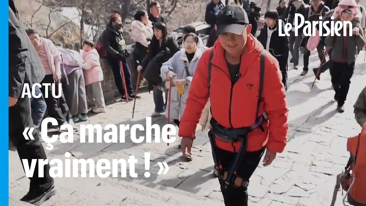 Chine : les touristes s’équipent d’exosquelettes pour affronter une randonnée infernale
