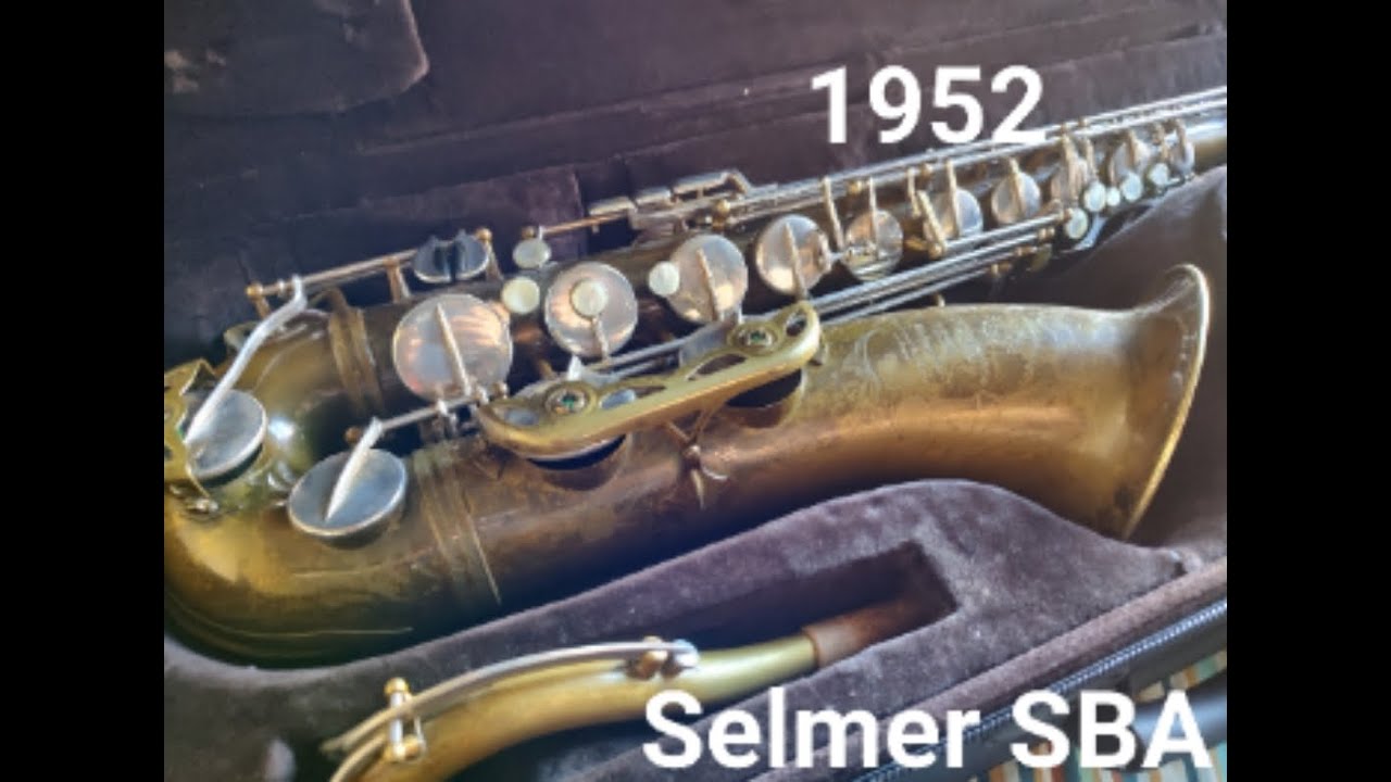 Stunning 1952 Selmer SBA Tenor - almost plays itself