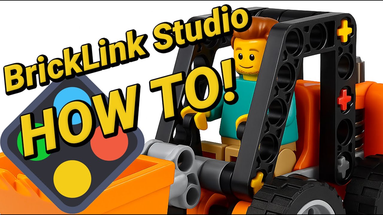 BrickLink Studio Tutorial: How to make a LEGO Technic Skid Steer