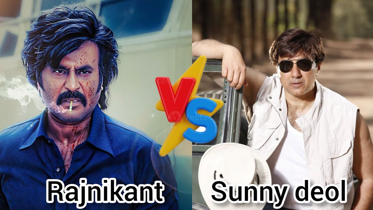 Rajnikant 🤜🆚🤛 sunny deol flop and hit  movies comparison video 