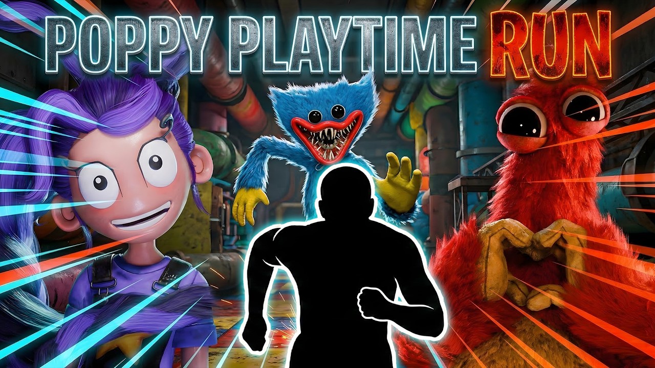 Immersive Interactive Warm Up | POPPY PLAYTIME RUN  | Full-Body Workout #16