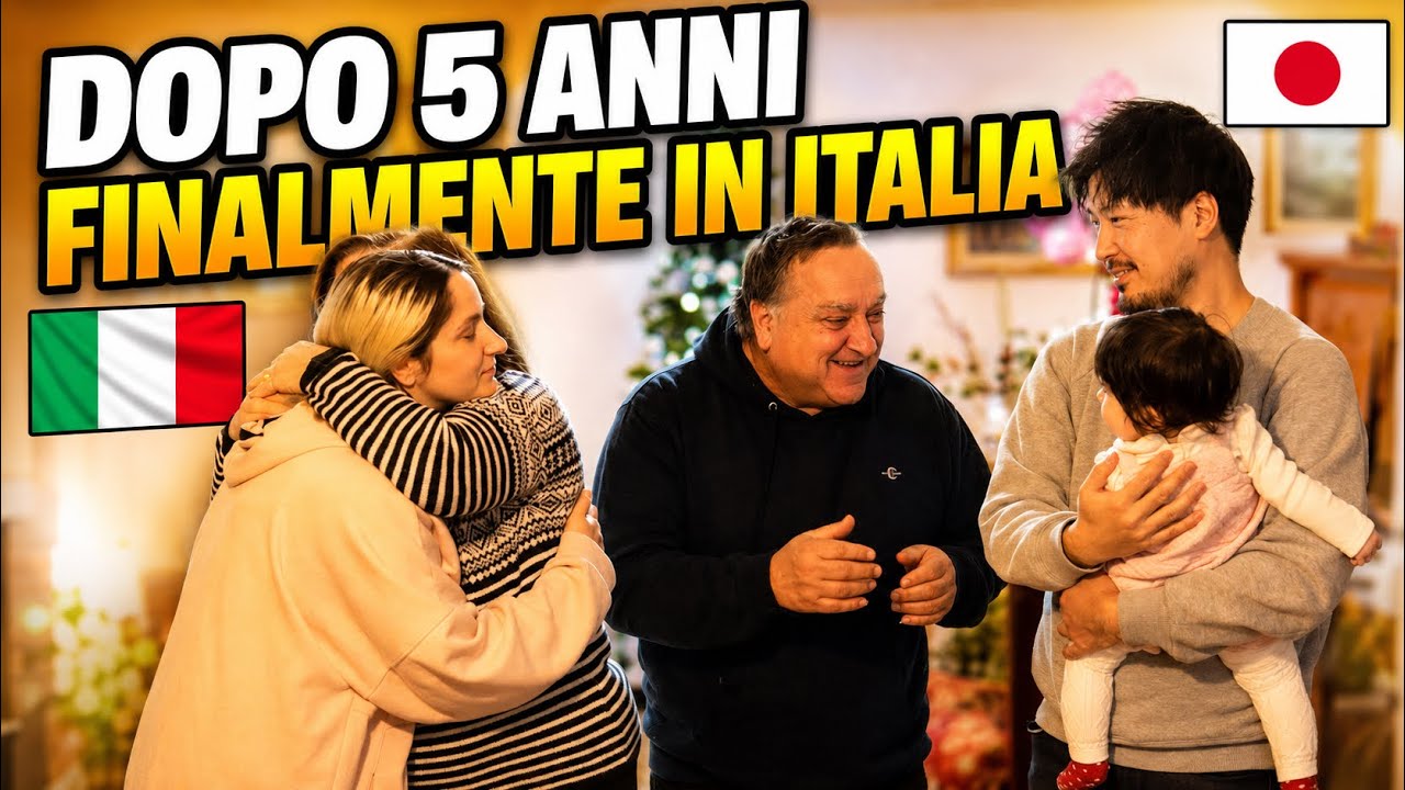 Tornare in Italia dopo 5 anni primo incontro con i nonni Italiani