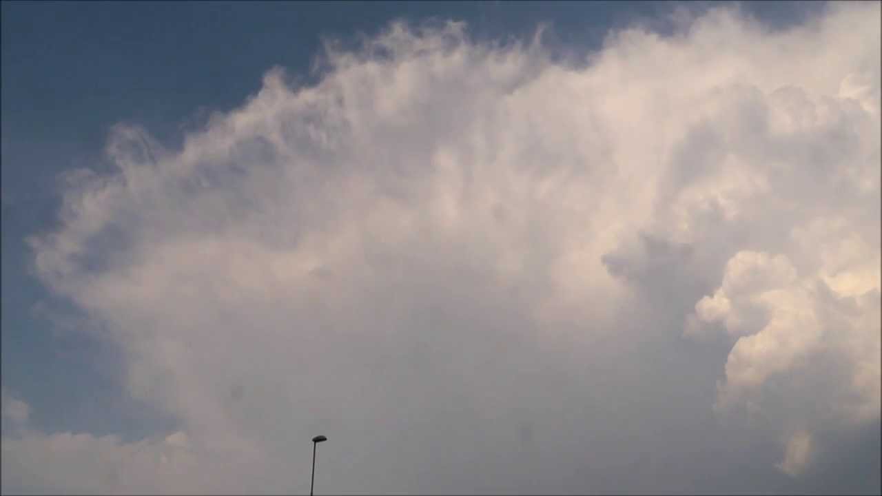 Timelapse thunderstorm/onweersbui op 23 juli 2013
