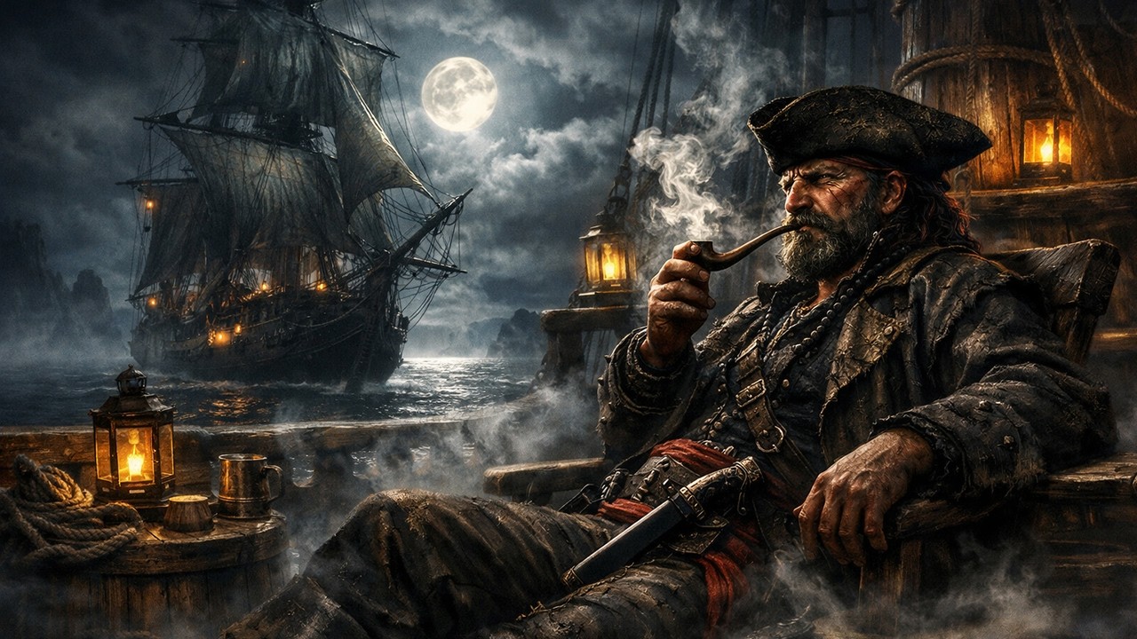 Solitude Upon the Blackened Sea | Pirate Folk Shanty
