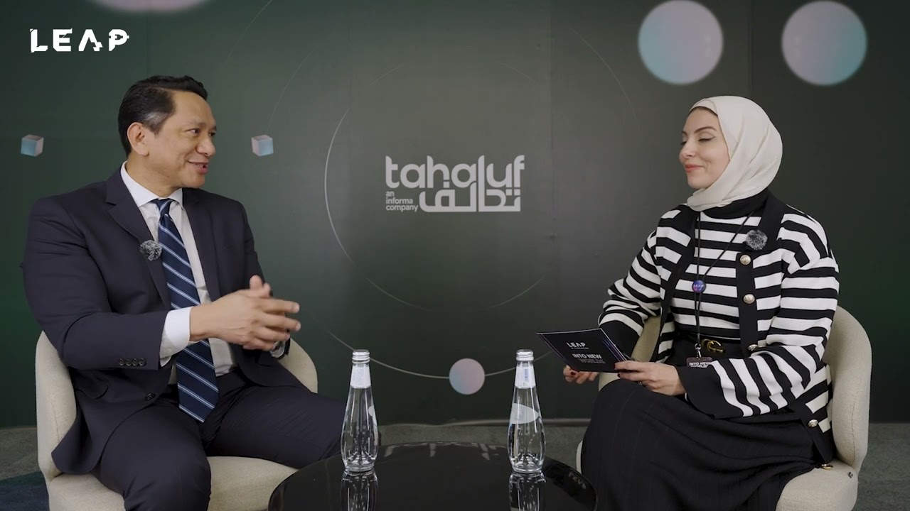 Franklin Urteaga's interview at LEAP 2025 with Basma Dawwas