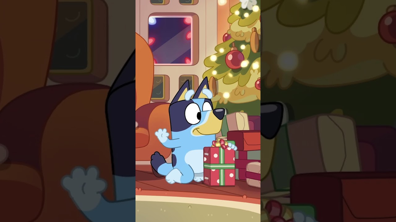 Bluey Jingle Bells Singalong 🎤🎄 | Bluey #ytshorts