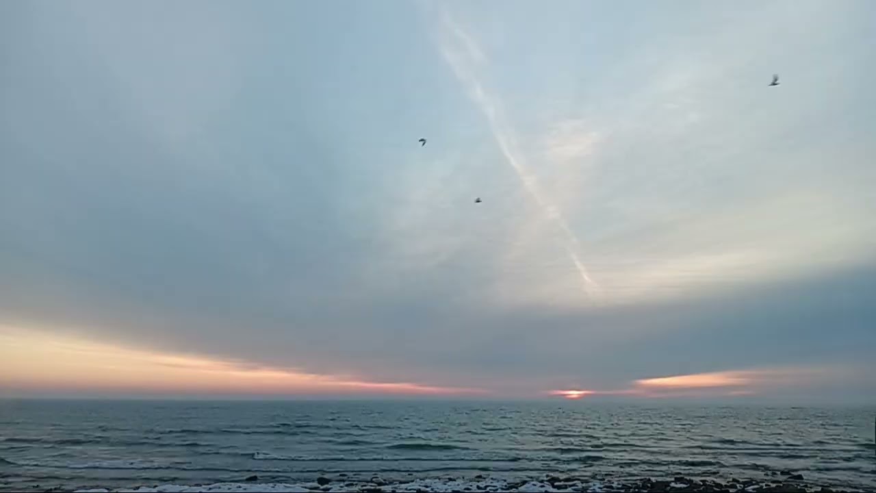 Sheboygan Wisconsin shoreline sunrise 