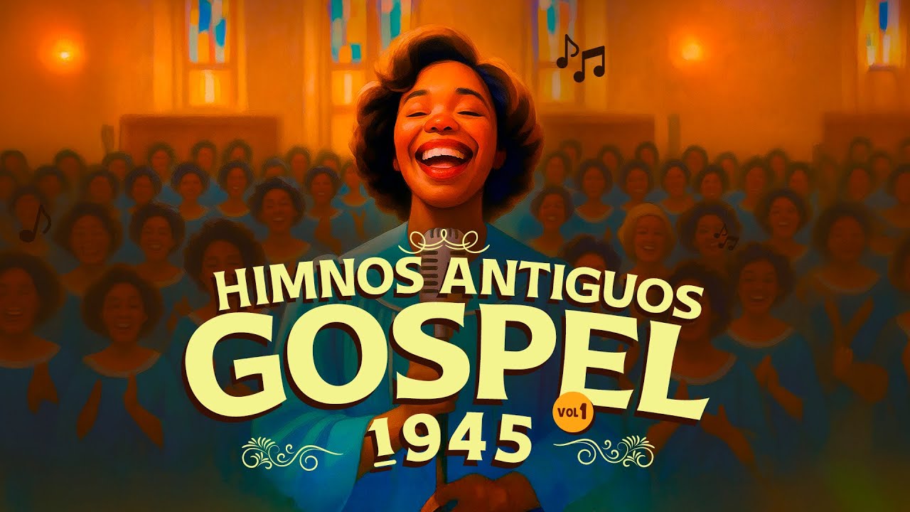 Himnos Antiguos – Gospel 1945 | 30 minutos de Fe y Adoración ✝️🎶