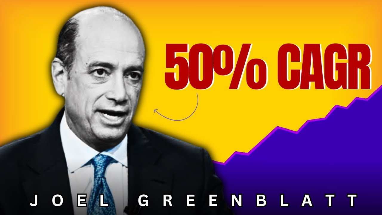 &ldquo;I was Making 50% a Year But then&hellip;.&rdquo; - Joel Greenblatt | Stocks | Investment