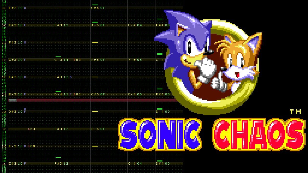 Turquoise Hill Zone - Sonic Chaos 8BIT FAMITRACKER COVER (2A03)